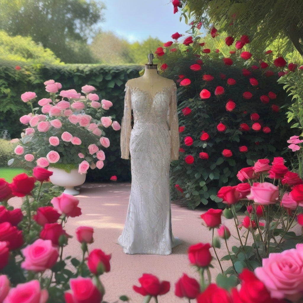 New Crystal Decorative edding Gown