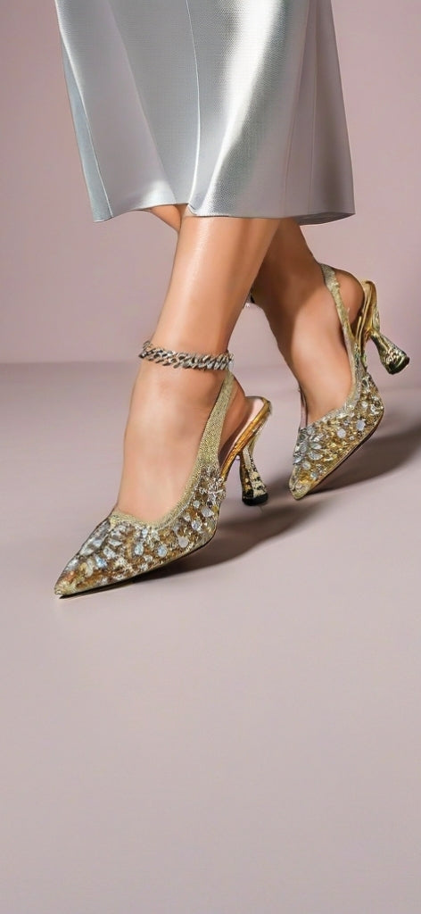 Crystal Heel shoes