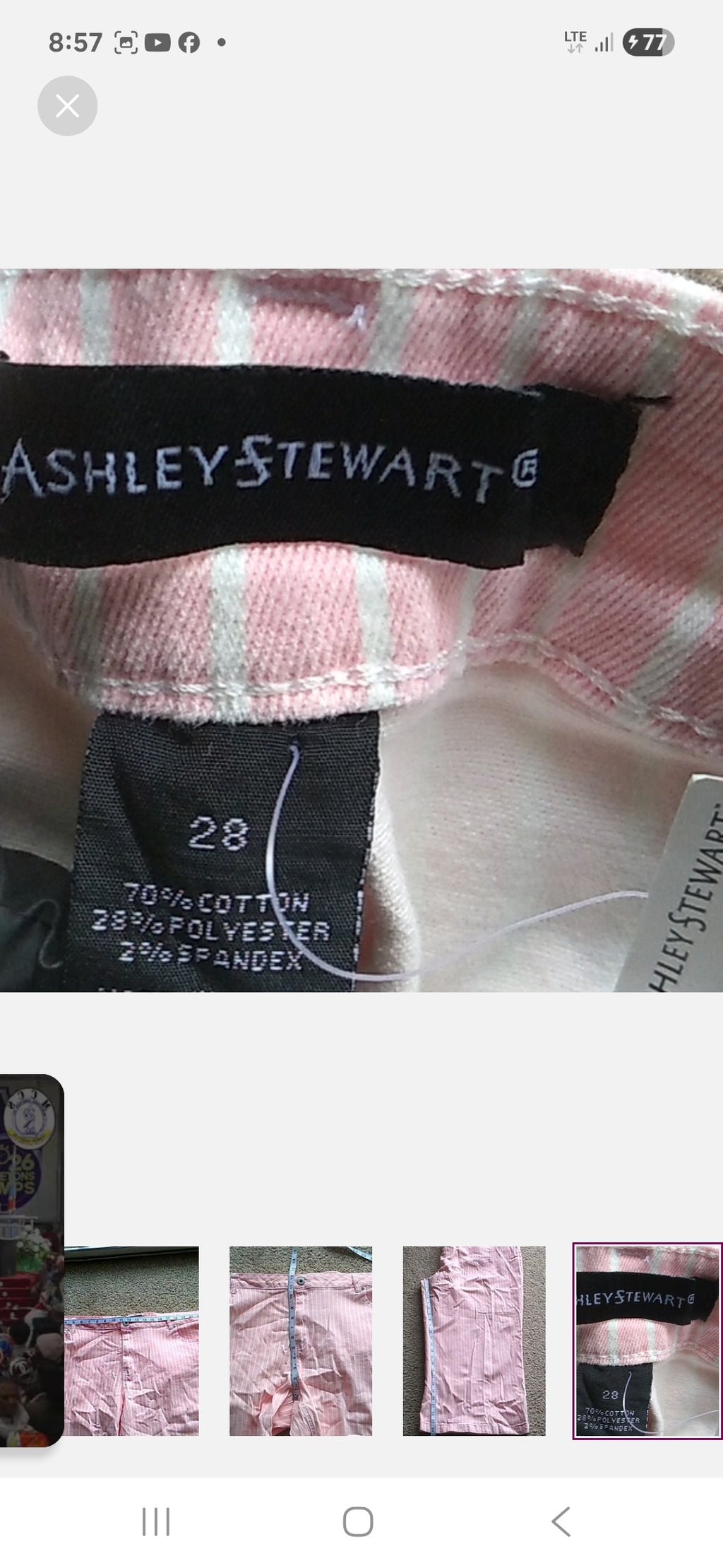Plus Size woman Capris by Ashley Stewart