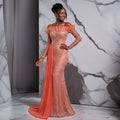 Made-to-Order Tulle Wedding Gown with Beading