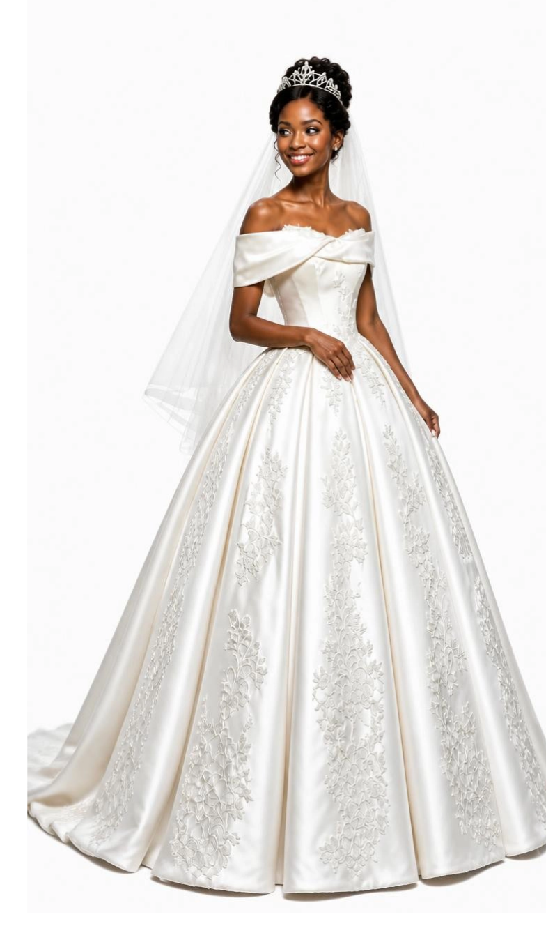 Luxe Lace Bridal Gown — Plus Size Wedding Dress