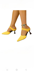 Yellow Heels Shoes