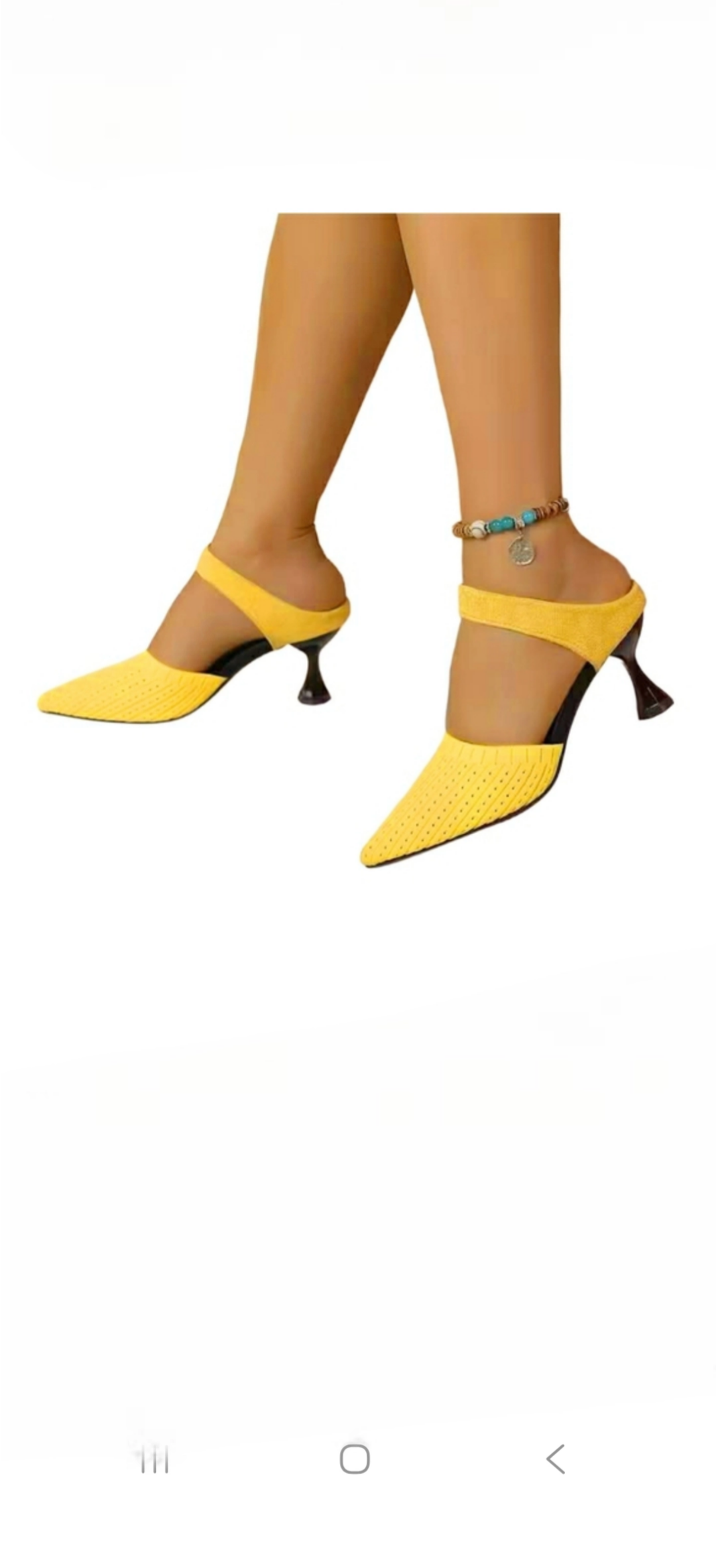 Yellow Heels Shoes