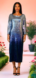 Premier Amour Sequin Midi Dresd