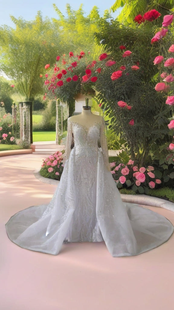 New Crystal Decorative edding Gown