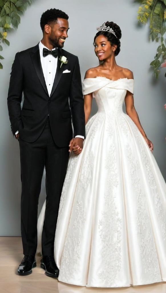 Luxe Lace Bridal Gown — Plus Size Wedding Dress
