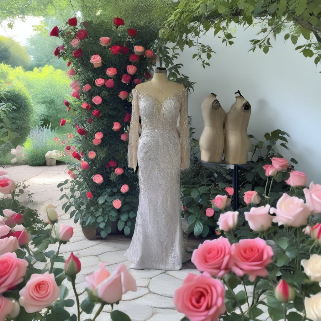 New Crystal Decorative edding Gown