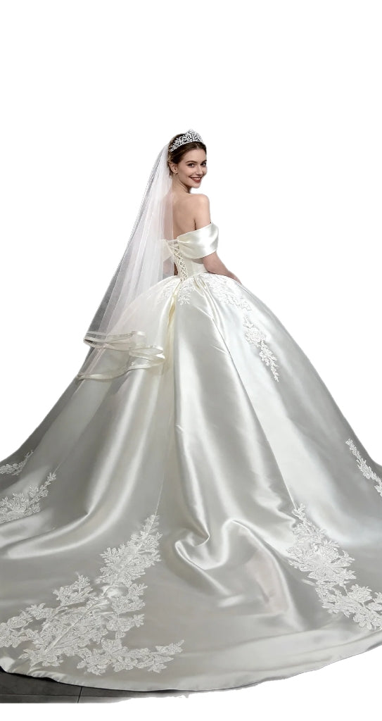 Luxe Lace Bridal Gown — Plus Size Wedding Dress