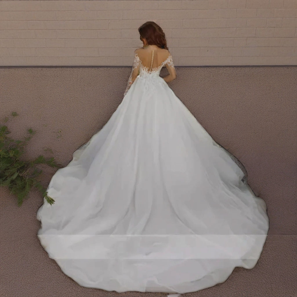 Plus Size Lace Wedding Gown